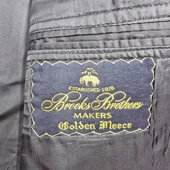 Brooks Brothers Makers Sport Coat Men’s 37S Charcoal Wool Golden Fleece - Picture 8 of 16